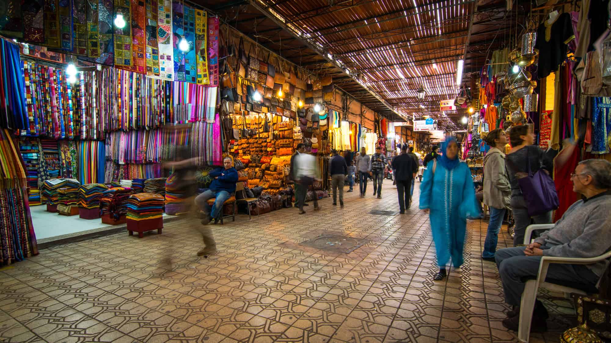 Marrakech inside Market TL-10 | Getting Stamped