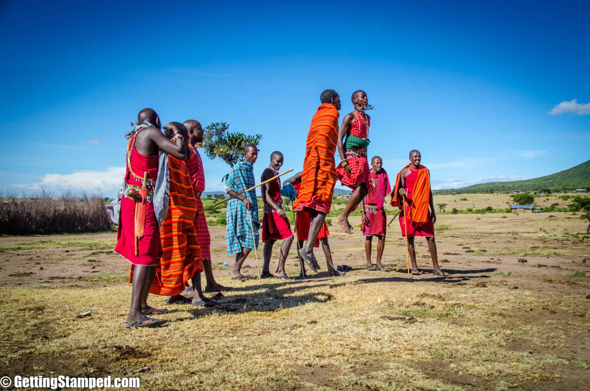 Kenya Safari Mara Masai Day 2 - Village-16 | Getting Stamped