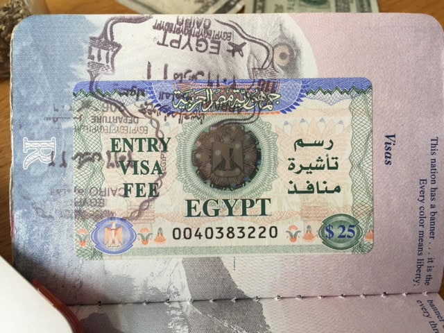 jordan visa on arrival credit card