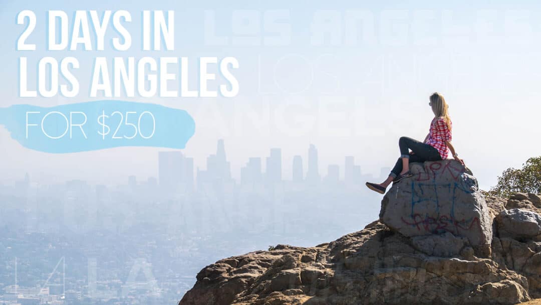 travel to la on a budget