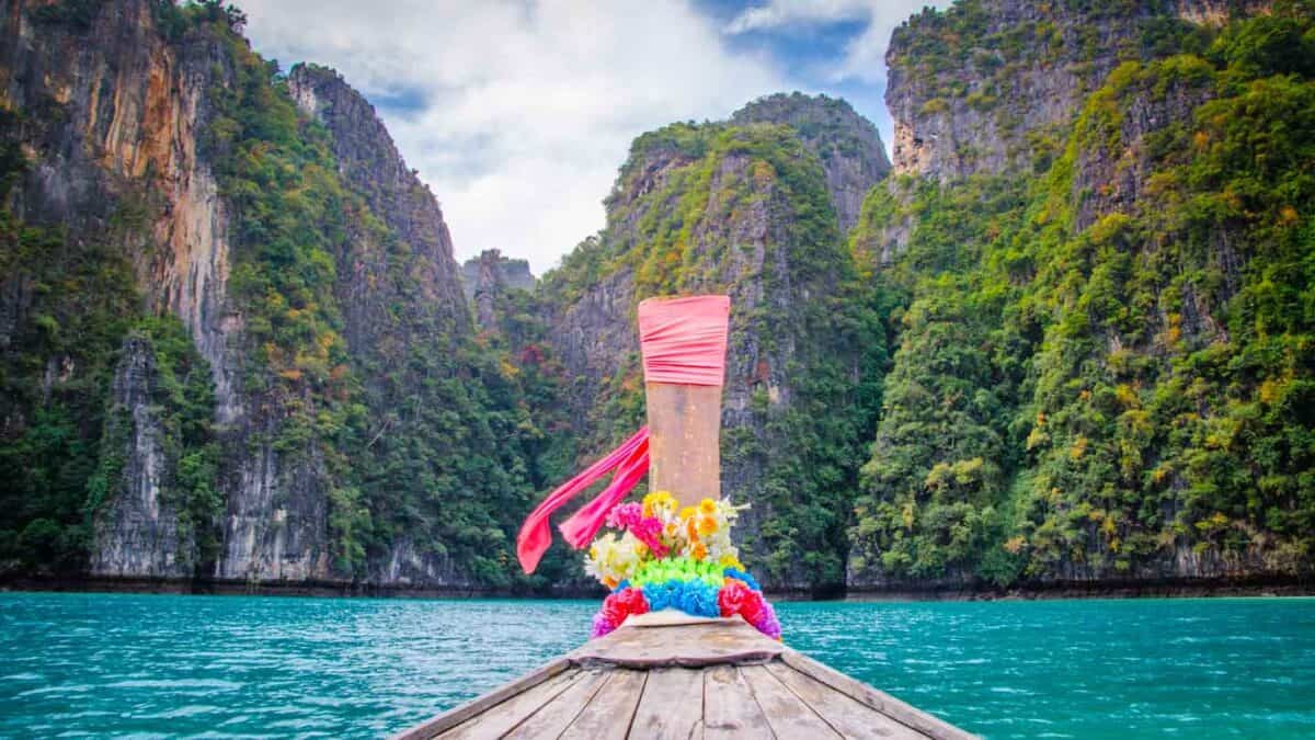 Top 21 Romantic Thailand Honeymoon Destinations For Exotic Trip   Thailand Honeymoon Destinations Koh Phi Phi Honeymoon 1200x675 