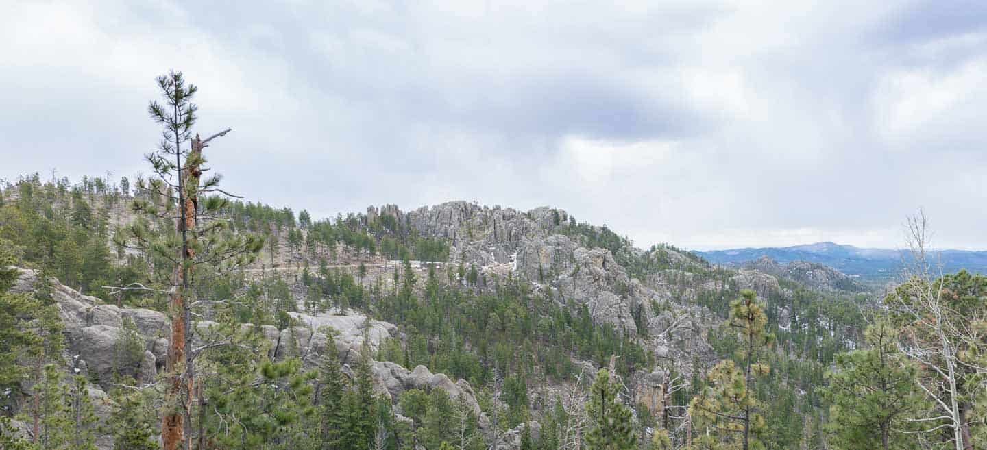 Driving Down The Needles Highway In South Dakota