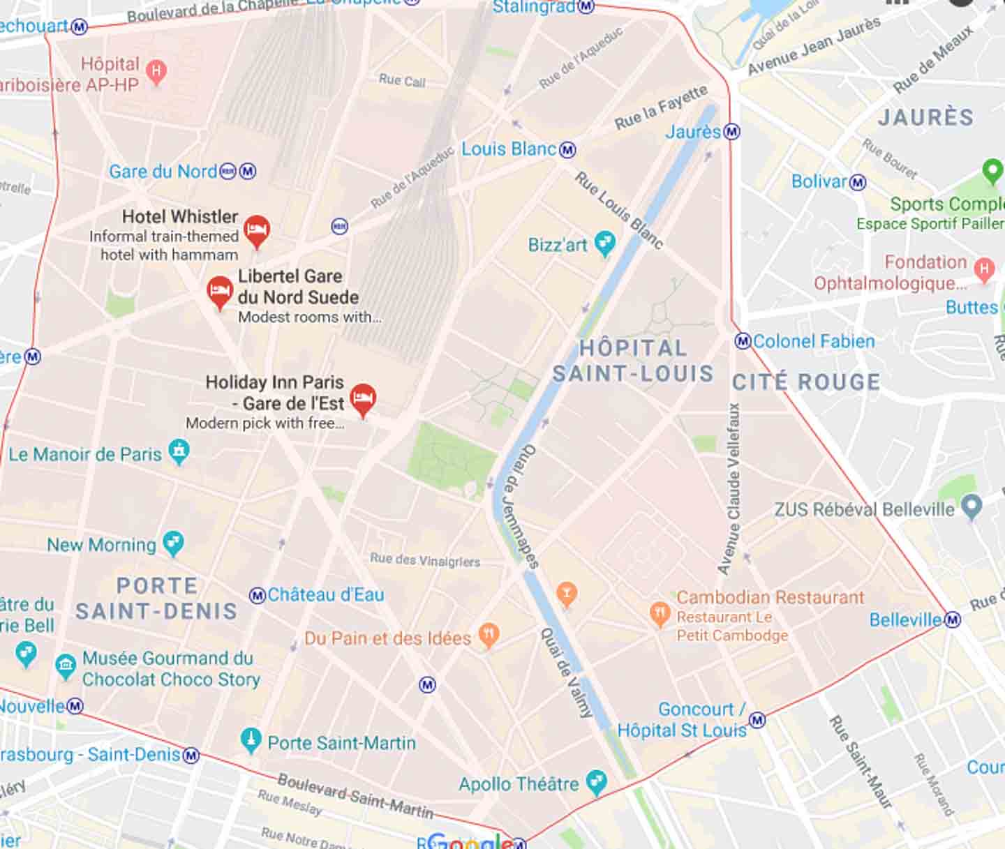 Paris 10Th Arrondissement Map Where to stay in Paris   10th Arrondissement | Getting Stamped