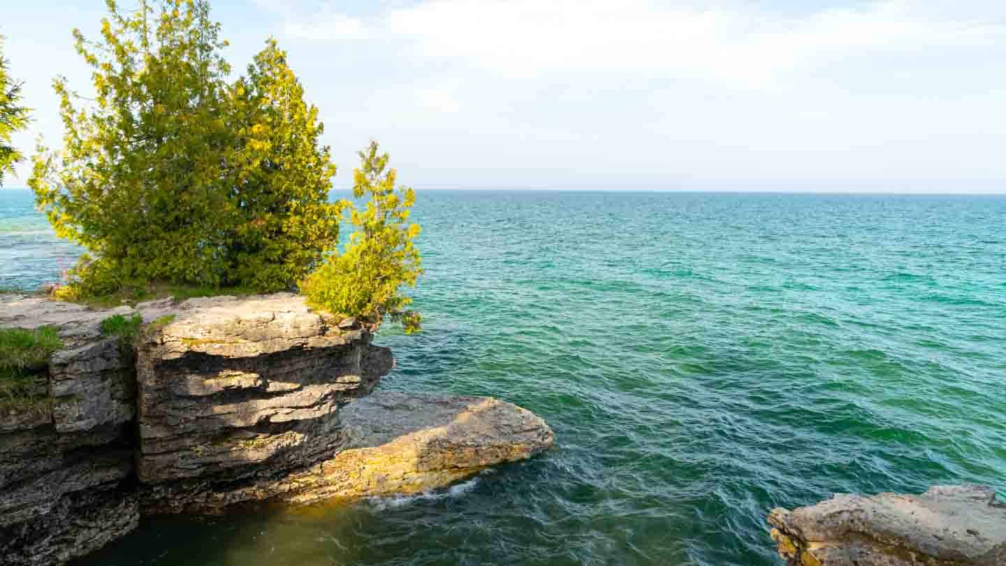 Cave Point County Park Door Coounty Wisconsin Weekend In