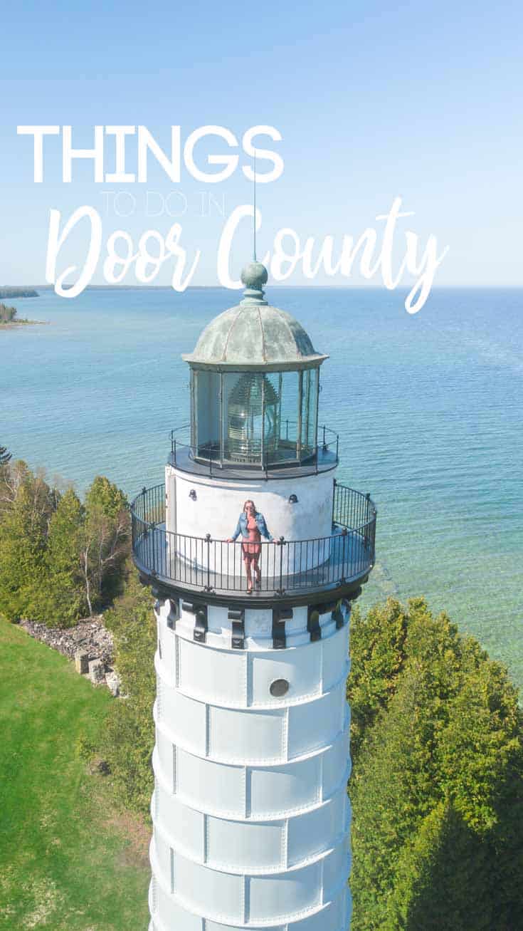 Thigns To Do In Door County Wisconsin Pinterest Pin V2