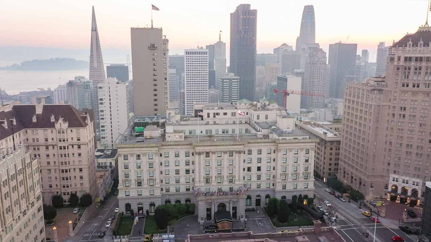 The Fairmont San Francisco Where to stay GETTING STAMPED