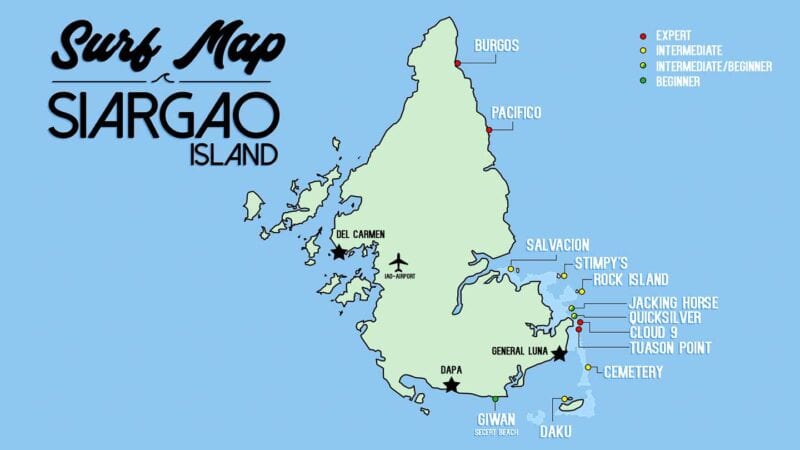 Siargao Island Surf Map Surfing In Siargao Philippines 800x450 