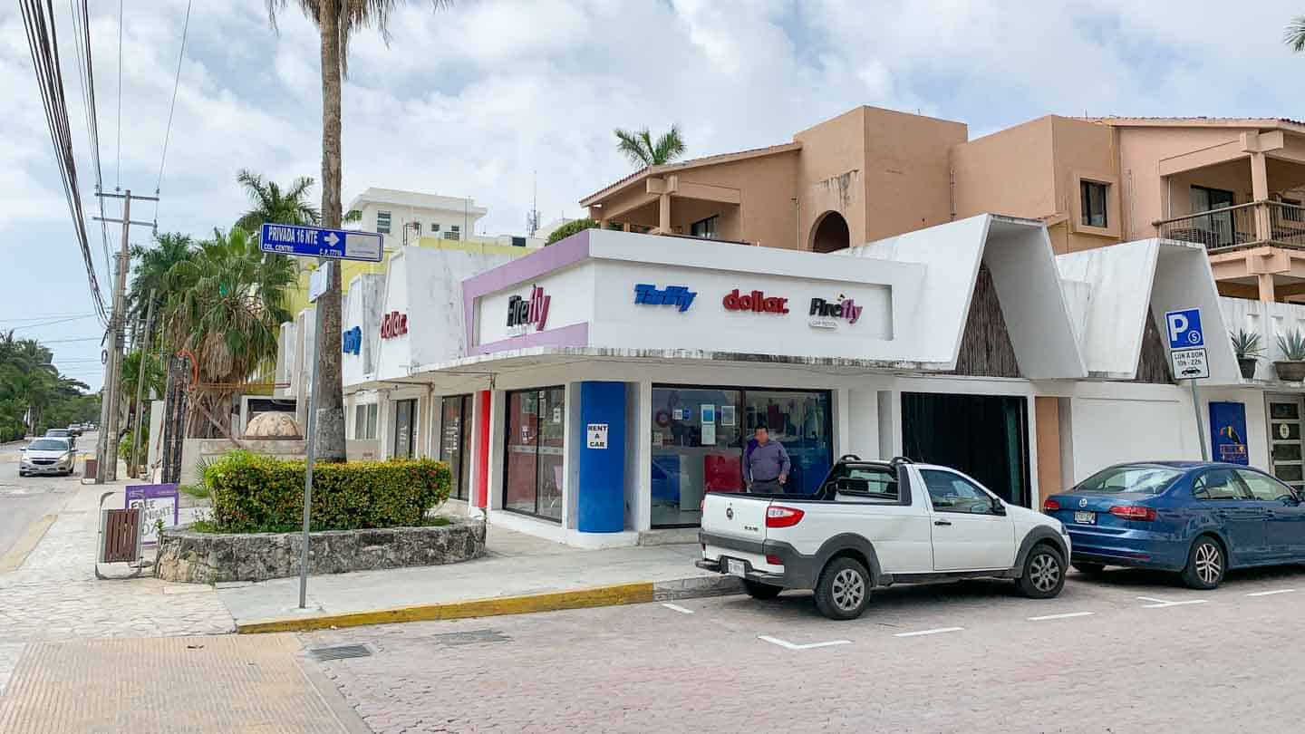 rental car in playa del carmen