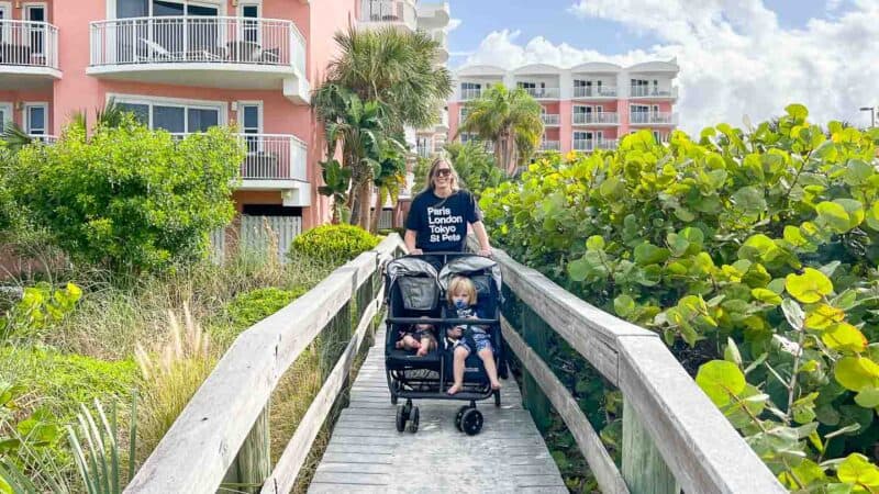 Zoe Twin best double stroller for Disney